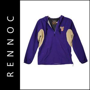 Rennoc Classic Women's Full Zipper Hooded Winter Jacket Size Medium Violet